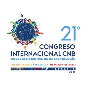 Logo Congreso del Colegio Nacional de Bacteriología en Medellín 2023